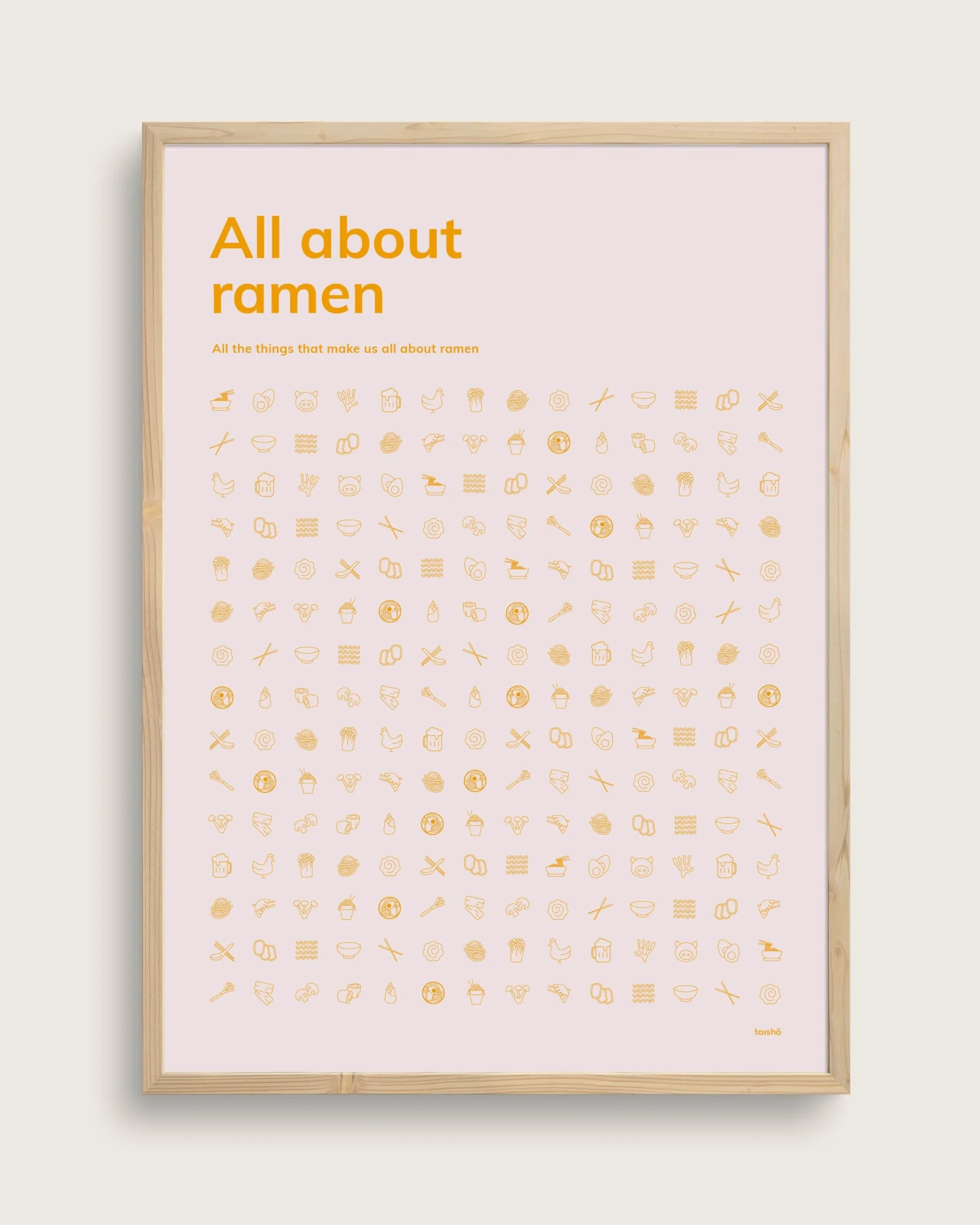 Bestsellere|Taishō - Designplakater^SERAMIKKU All About Ramen