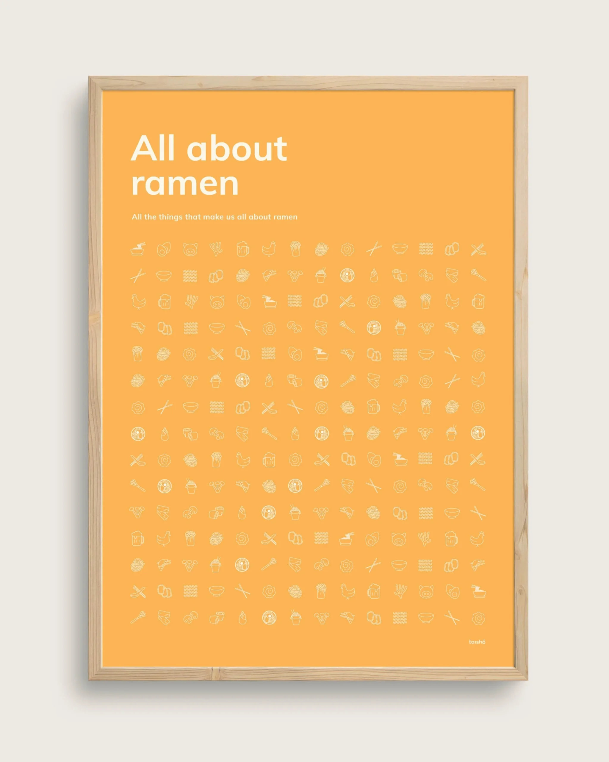 Bestsellere|Taishō - Designplakater^SERAMIKKU All About Ramen
