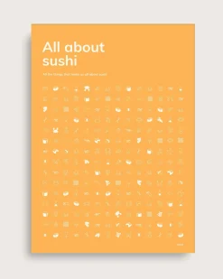 Bestsellere|Taishō - Designplakater^SERAMIKKU All About Sushi