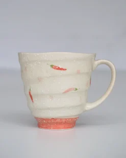 Værtsgave|Krus Og Kopper (kaffe Og Te)^SERAMIKKU Chilikrus med hank
