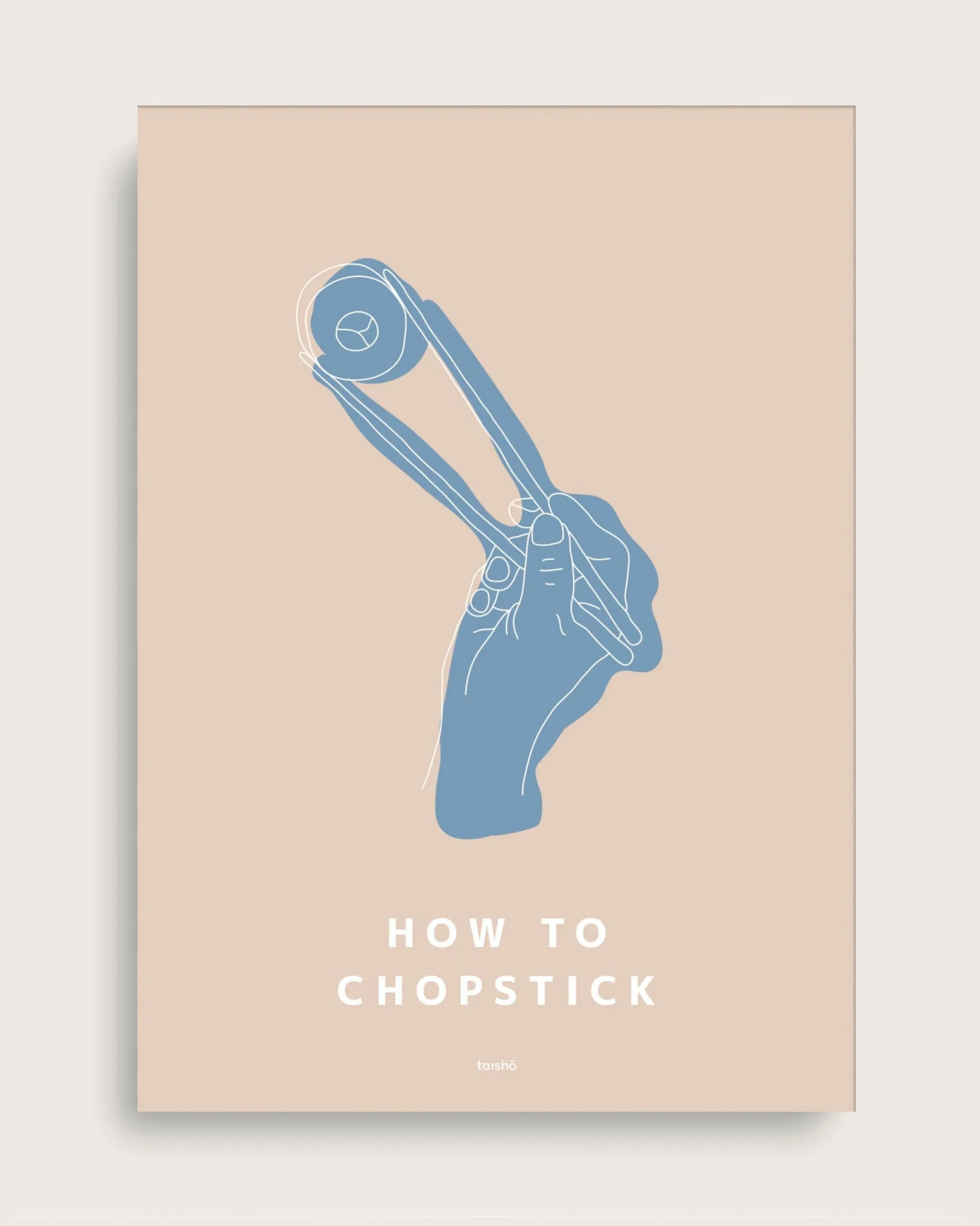 Bestsellere|Taishō - Designplakater^SERAMIKKU Chopstick Hand