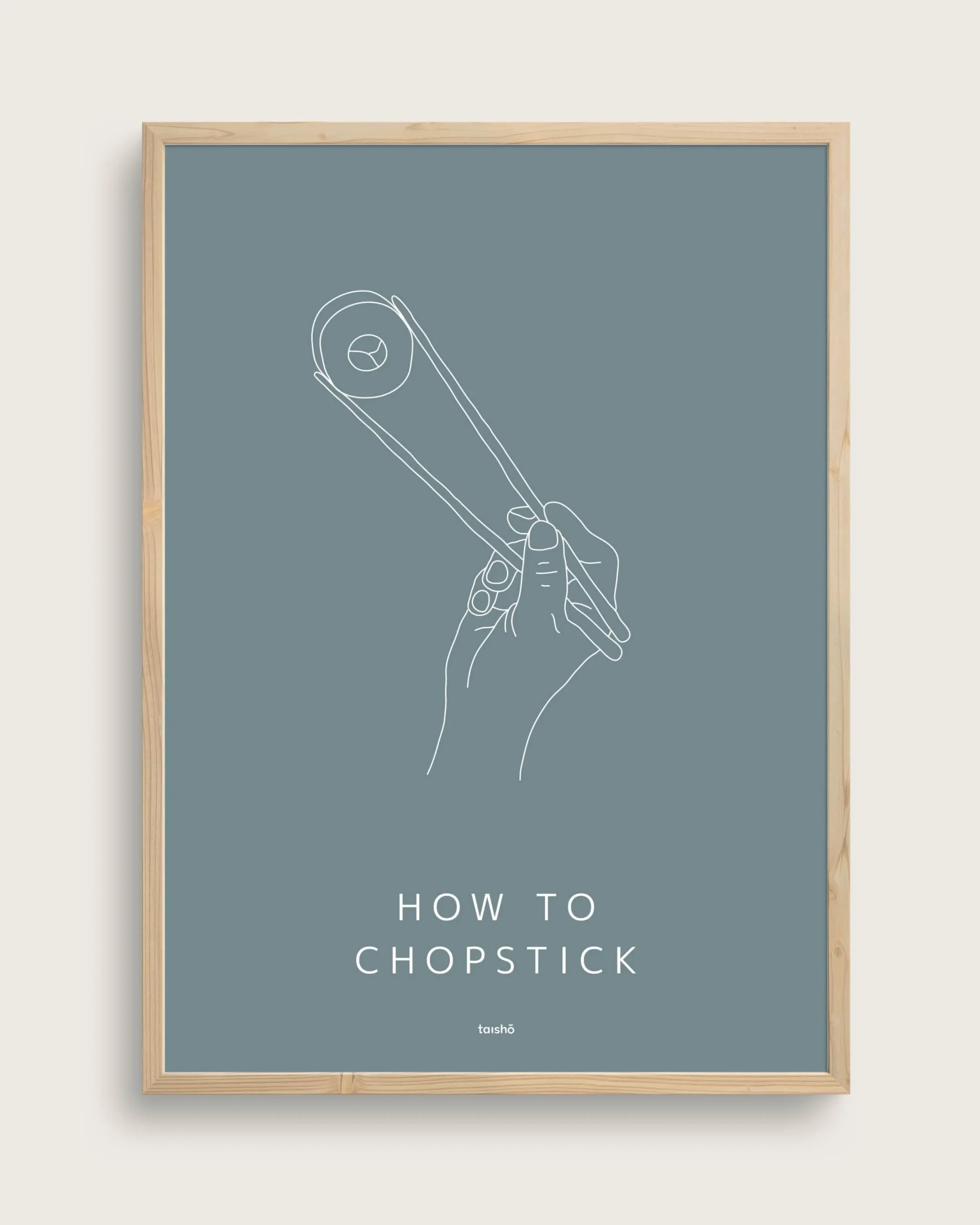 Bestsellere|Taishō - Designplakater^SERAMIKKU Chopstick Hand