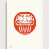 Linoleumstryk|Bestsellere^SERAMIKKU Daruma (linoleumstryk)