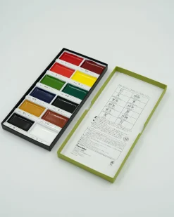 Diy, Krea Og Stationary^SERAMIKKU GANSAI TAMBI Aquarel 12 colour set 1