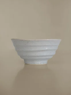 Store Skåle (ramen, Servering, Portion)^SERAMIKKU Grå asymmetrisk ramenskål