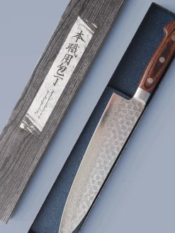 Mahogni Skaft^SERAMIKKU Gyuto kniv | 21 cm | Mahogni