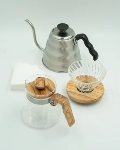 Te- Og Kaffesæt|Bryllupsgave^SERAMIKKU Hario Slow Brew (Oliven)