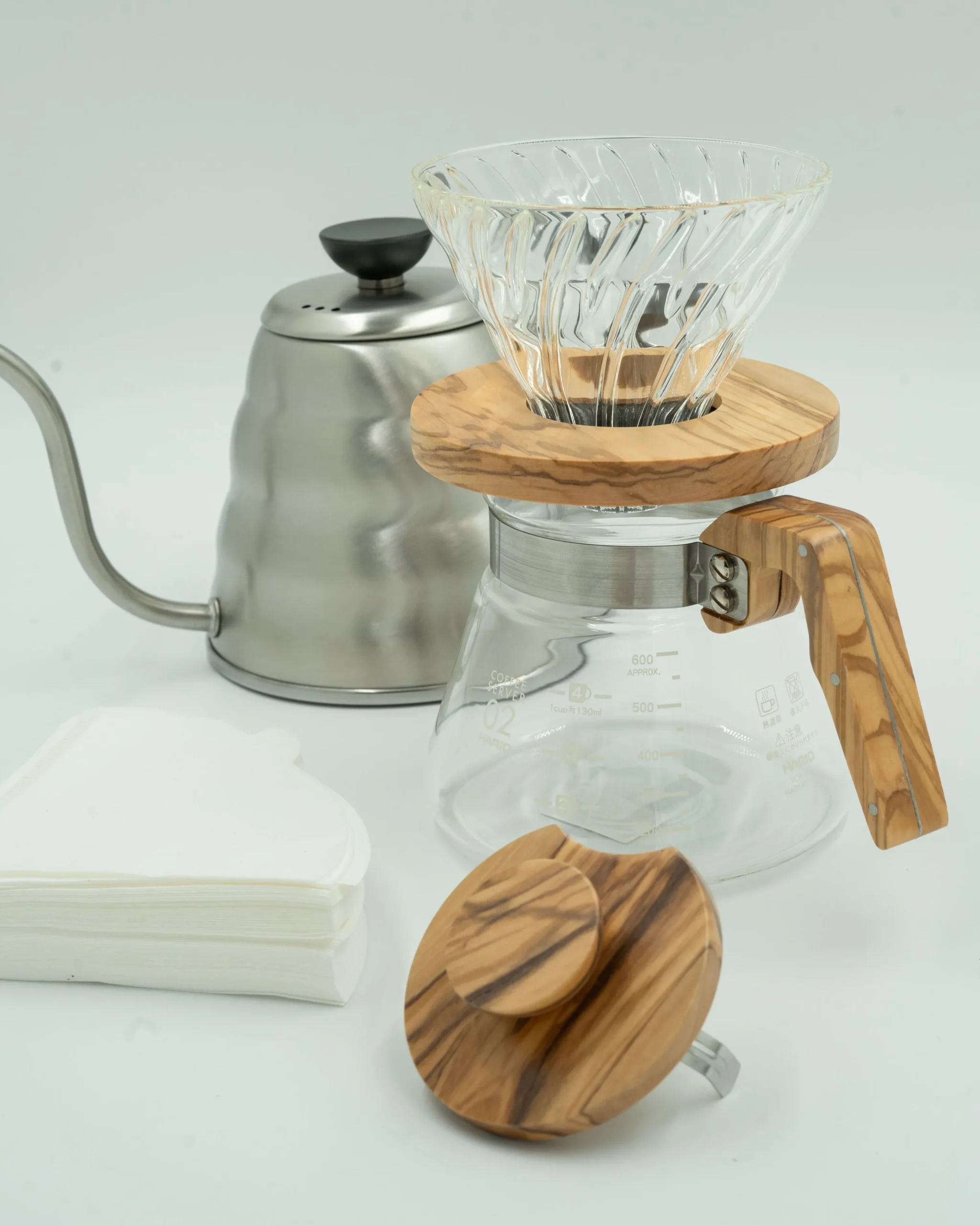Te- Og Kaffesæt|Bryllupsgave^SERAMIKKU Hario Slow Brew (Oliven)