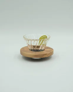 Fars Dags Gave|V60 Kaffetragte^SERAMIKKU Hario tragt i glas med oliventræ (01)