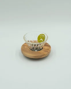 Fars Dags Gave|V60 Kaffetragte^SERAMIKKU Hario tragt i glas med oliventræ (01)