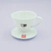 V60 Kaffetragte|Diverse (spisepinde, Holdere, Skeer)^SERAMIKKU Hario tragt i hvid porcelæn (01)