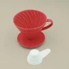 Adventsgaver|V60 Kaffetragte^SERAMIKKU Hario tragt i rød porcelæn (01)