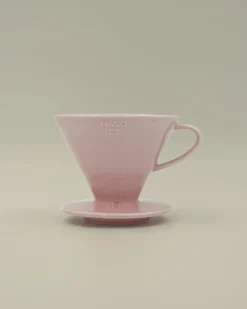 Barselsgave|V60 Kaffetragte^SERAMIKKU Hario tragt i rosa porcelæn (02)
