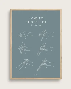 Bestsellere|Taishō - Designplakater^SERAMIKKU How to Chopstick