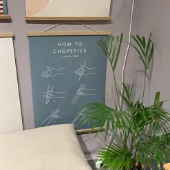 Bestsellere|Taishō - Designplakater^SERAMIKKU How to Chopstick
