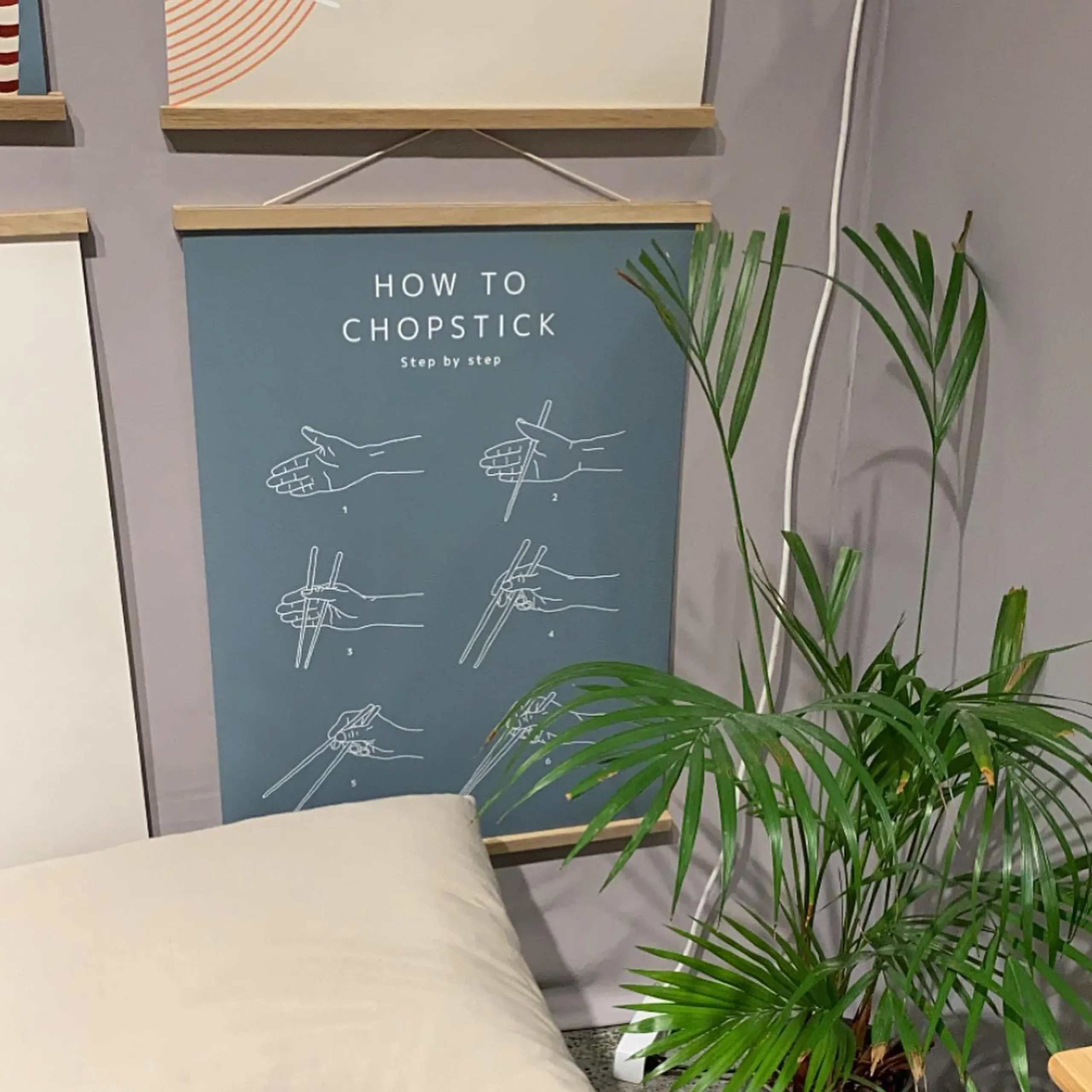 Bestsellere|Taishō - Designplakater^SERAMIKKU How to Chopstick