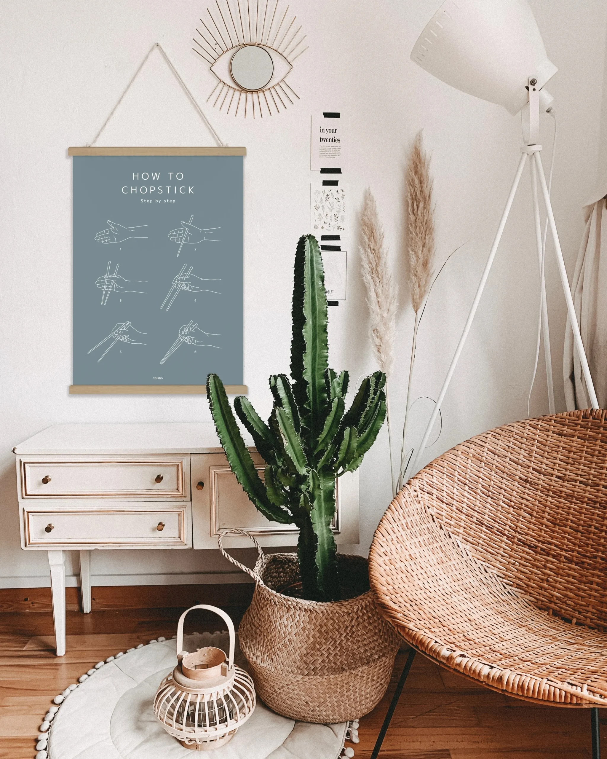 Bestsellere|Taishō - Designplakater^SERAMIKKU How to Chopstick