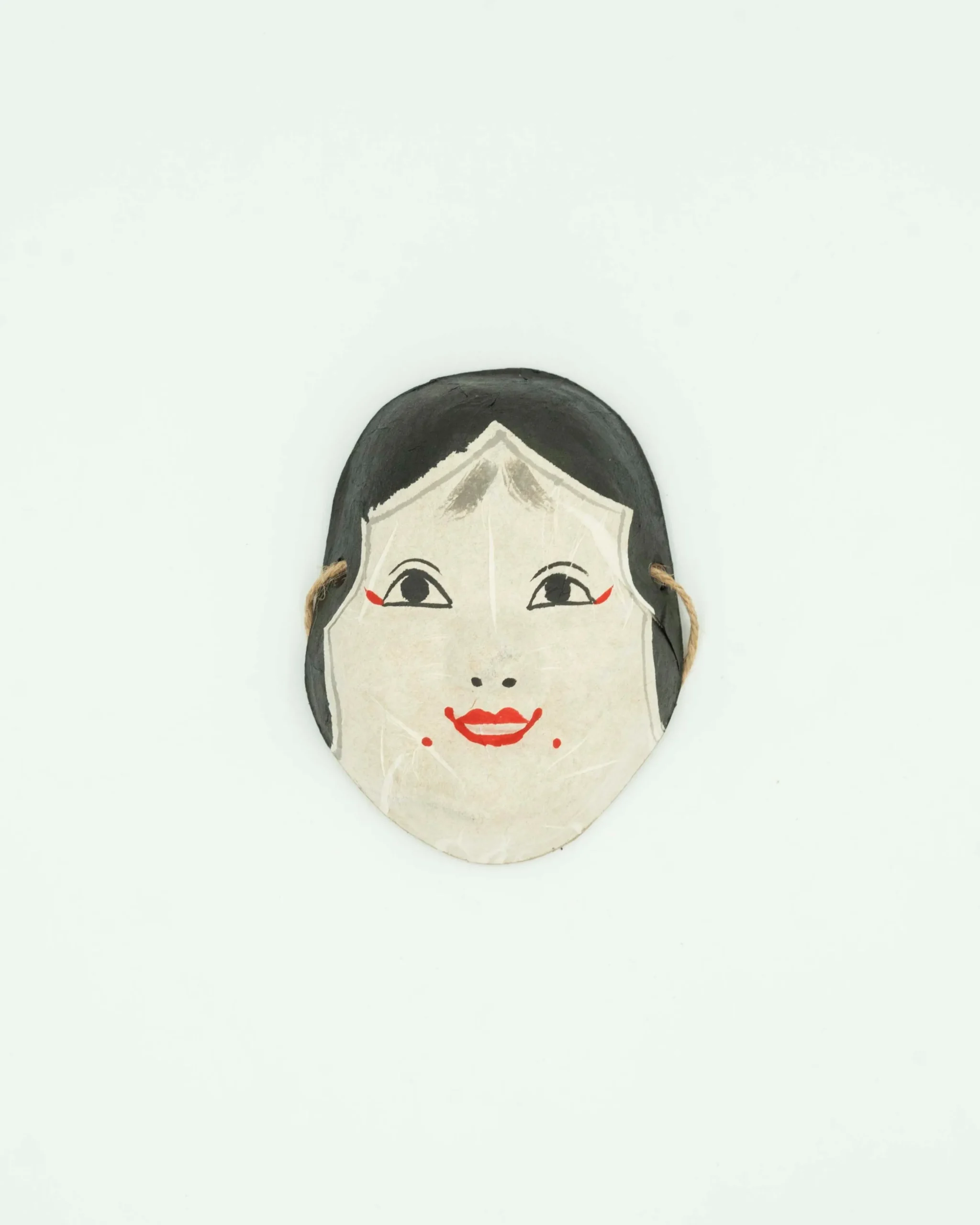 Pyntegenstande^SERAMIKKU Japansk maske (otafuku)