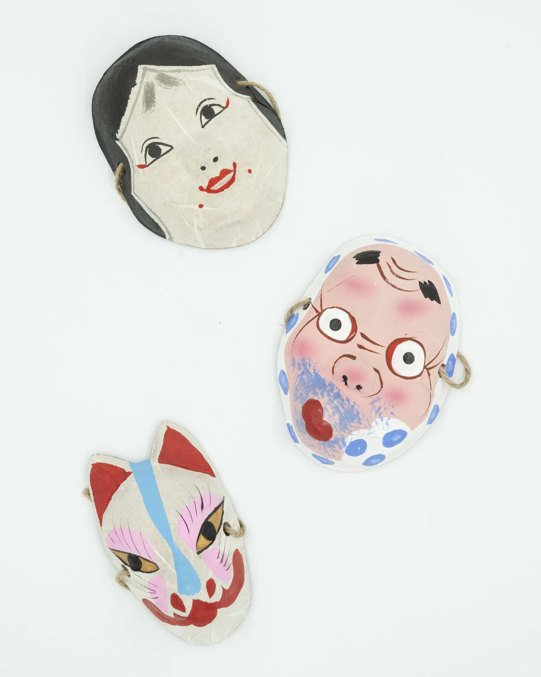 Pyntegenstande^SERAMIKKU Japansk maske (otafuku)