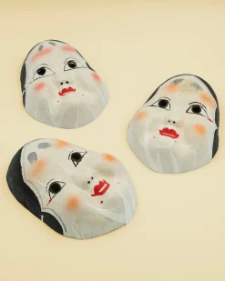 Pyntegenstande^SERAMIKKU Japansk maske Otafuku (stor)