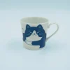 Krus Og Kopper (kaffe Og Te)^SERAMIKKU Kaffekop med kattemotiv