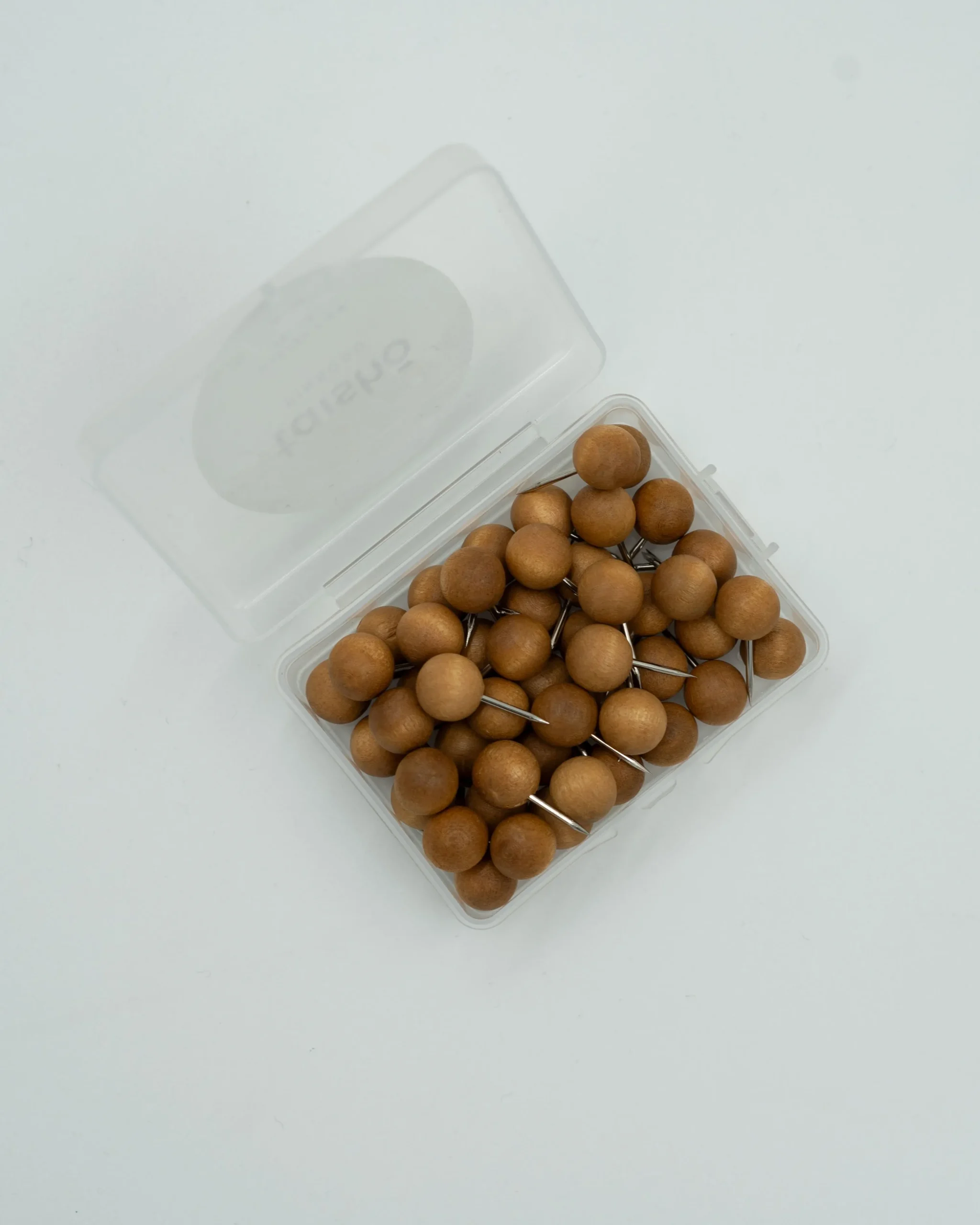 Pinbōdo Knappenåle|Pinbōdo - Opslagstavler^SERAMIKKU Knappenåle i træ (wooden pins)
