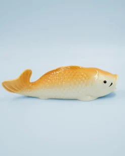 Bryllupsgave|Pyntegenstande^SERAMIKKU Koi vægvase orange