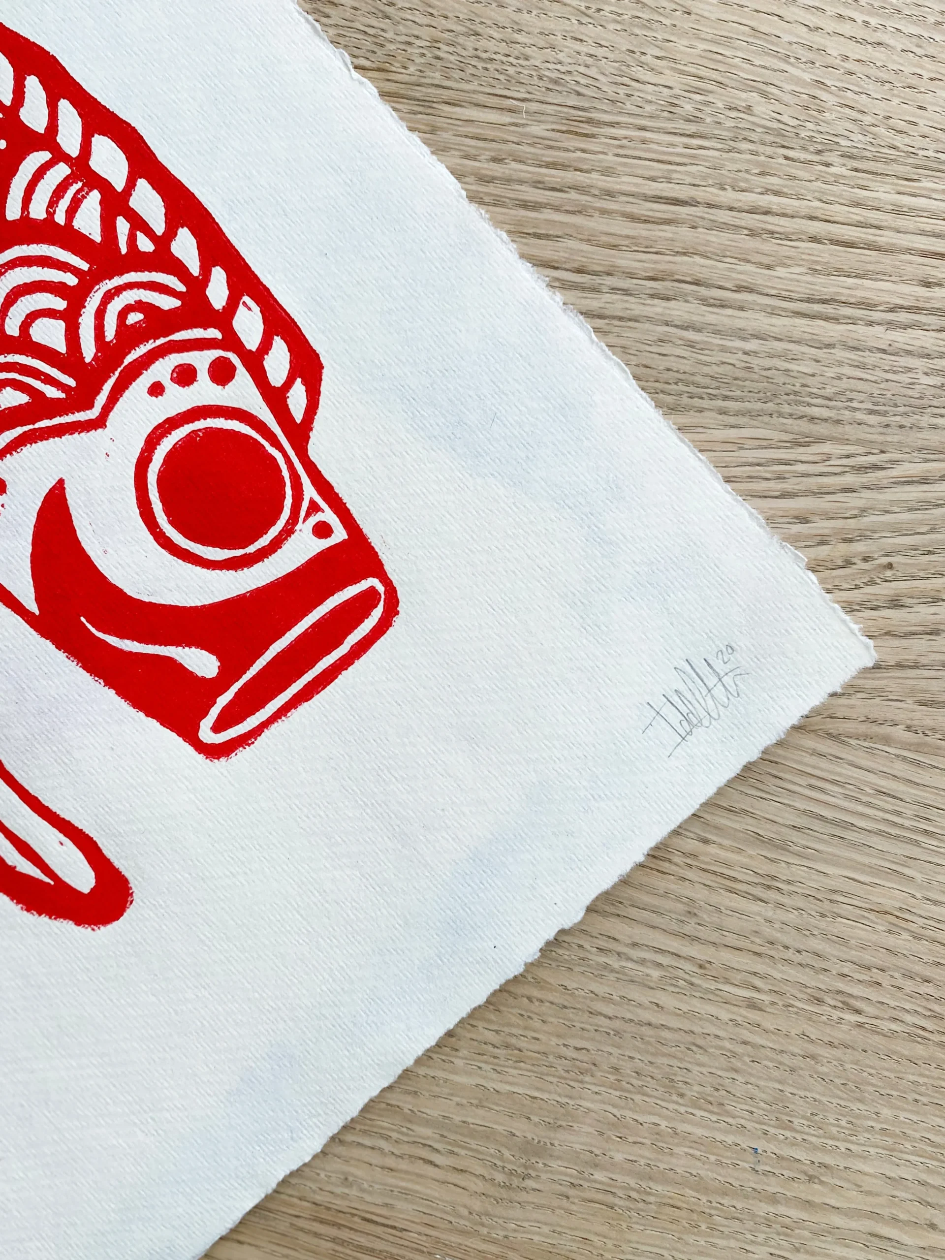 Fars Dags Gave|Bryllupsgave^SERAMIKKU Koinobori (linoleumstryk)