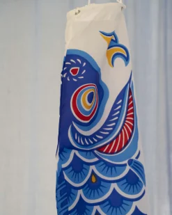 Koinobori - Japansk Karpevimpel|Pyntegenstande^SERAMIKKU Koinobori vimpel 60 cm (blå)