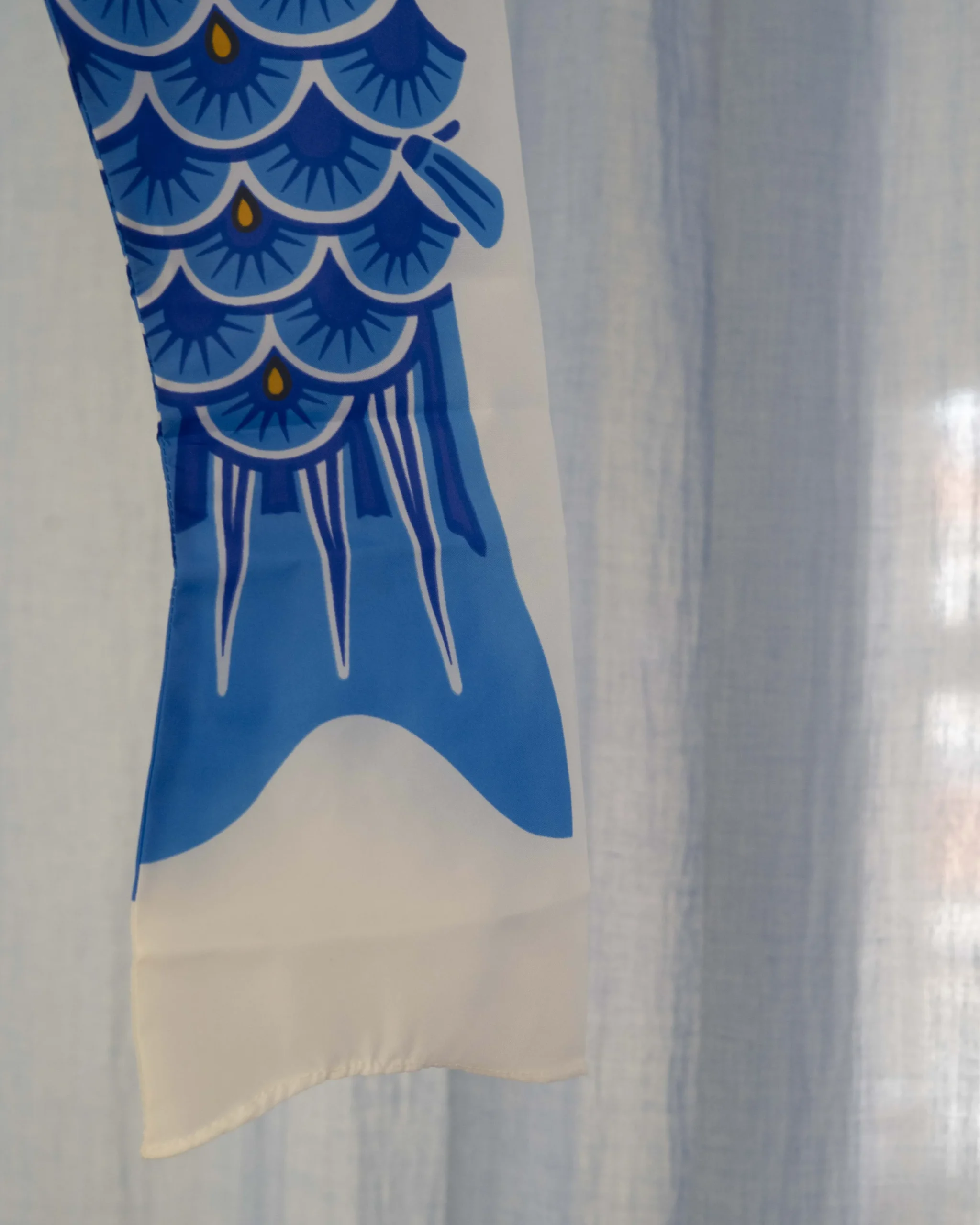 Koinobori - Japansk Karpevimpel|Pyntegenstande^SERAMIKKU Koinobori vimpel 60 cm (blå)