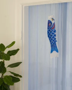 Koinobori - Japansk Karpevimpel|Pyntegenstande^SERAMIKKU Koinobori vimpel 60 cm (blå)