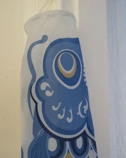 Koinobori - Japansk Karpevimpel|Pyntegenstande^SERAMIKKU Koinobori vimpel 75 cm (blå)