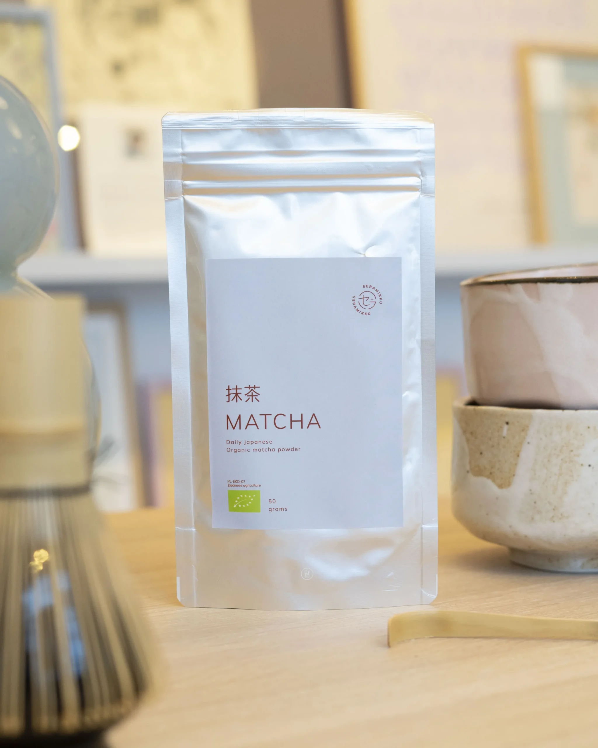 Mad & Delikatesser|Matchapulver^SERAMIKKU Økologisk matchapulver 'daily' - 100g