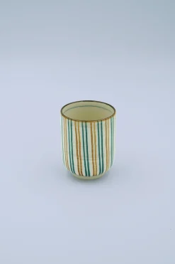 Krus Og Kopper (kaffe Og Te)^SERAMIKKU Krus uden hank med striber