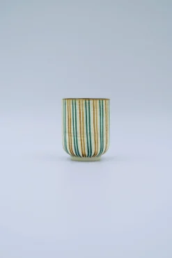 Krus Og Kopper (kaffe Og Te)^SERAMIKKU Krus uden hank med striber