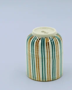 Krus Og Kopper (kaffe Og Te)^SERAMIKKU Krus uden hank med striber