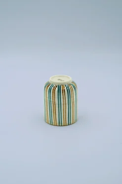 Krus Og Kopper (kaffe Og Te)^SERAMIKKU Krus uden hank med striber