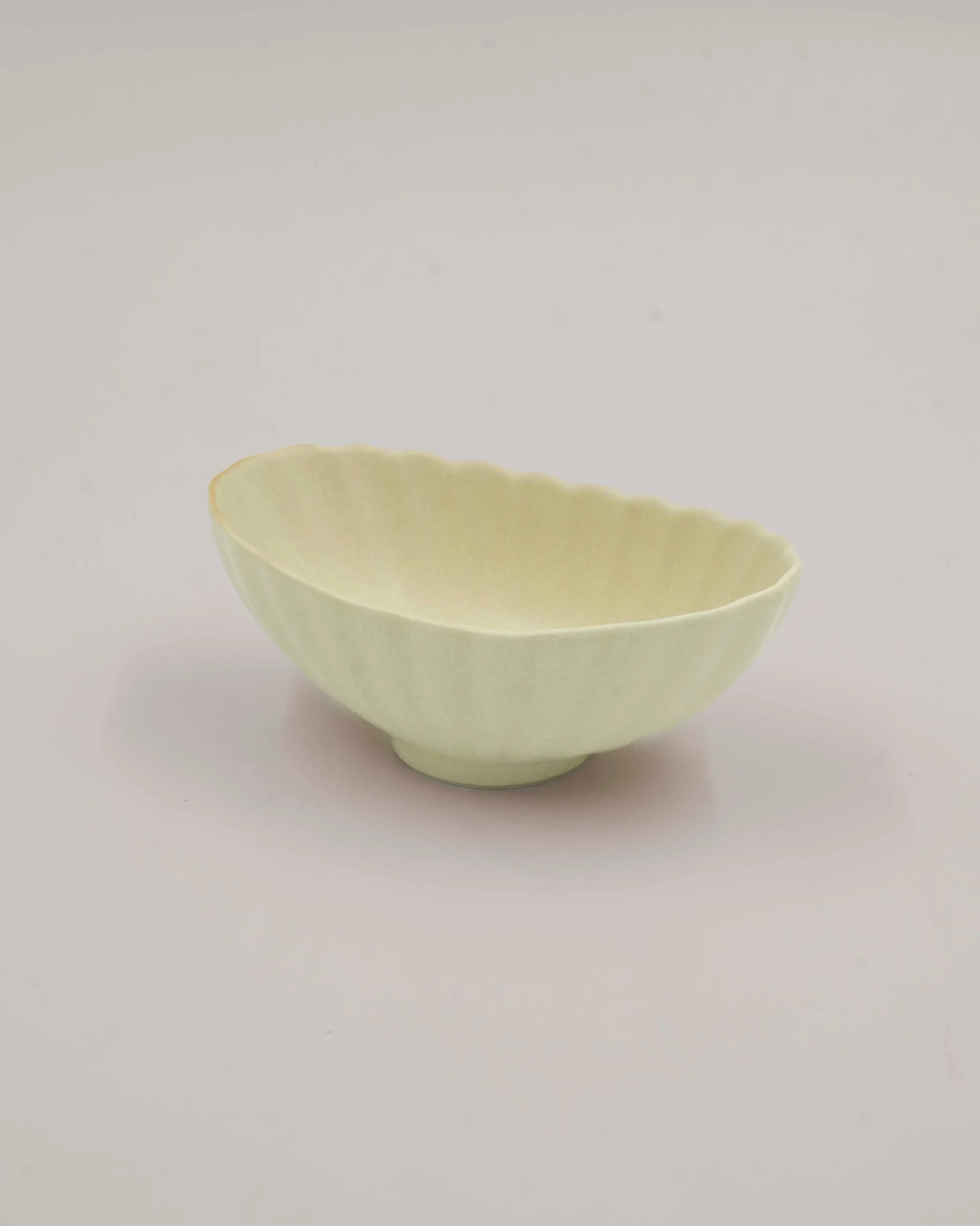 Mellem Skåle (matcha, Ris, Morgenmad)^SERAMIKKU Lille aflang beige skål