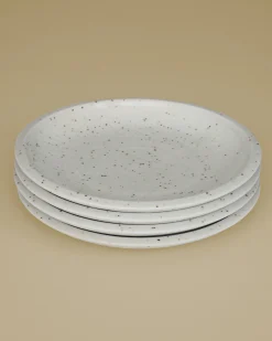 Serveringsfade- Og Skåle|Tallerkener (kage, Frokost, Middag)^SERAMIKKU Lys middagstallerken med prikket glasur
