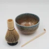 Te- Og Kaffesæt|Keramiksæt^SERAMIKKU Matchasæt med blåglaseret skål - uden matcha