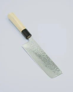 Bryllupsgave|Magnolia/bøffelhorn^SERAMIKKU Nakiri kniv | 16,5 cm | Magnolia