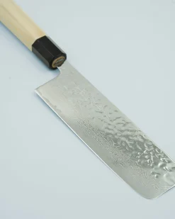 Bryllupsgave|Magnolia/bøffelhorn^SERAMIKKU Nakiri kniv | 16,5 cm | Magnolia
