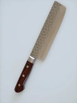 Mahogni Skaft^SERAMIKKU Nakiri kniv | 16,5 cm | Mahogni