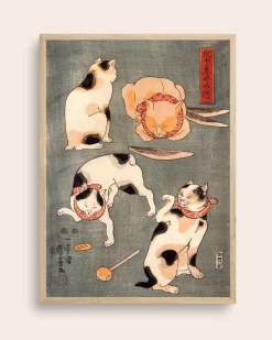 Bestsellere|Ukiyo-e - Japanske Træsnit^SERAMIKKU Neko
