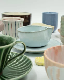 Krus Og Kopper (kaffe Og Te)^SERAMIKKU Organisk lyseblå kop