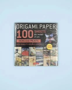 Bøger Om Japan|Diy, Krea Og Stationary^SERAMIKKU Origami papirblok med Hokusai motiver (100 ark - 21x21 cm)