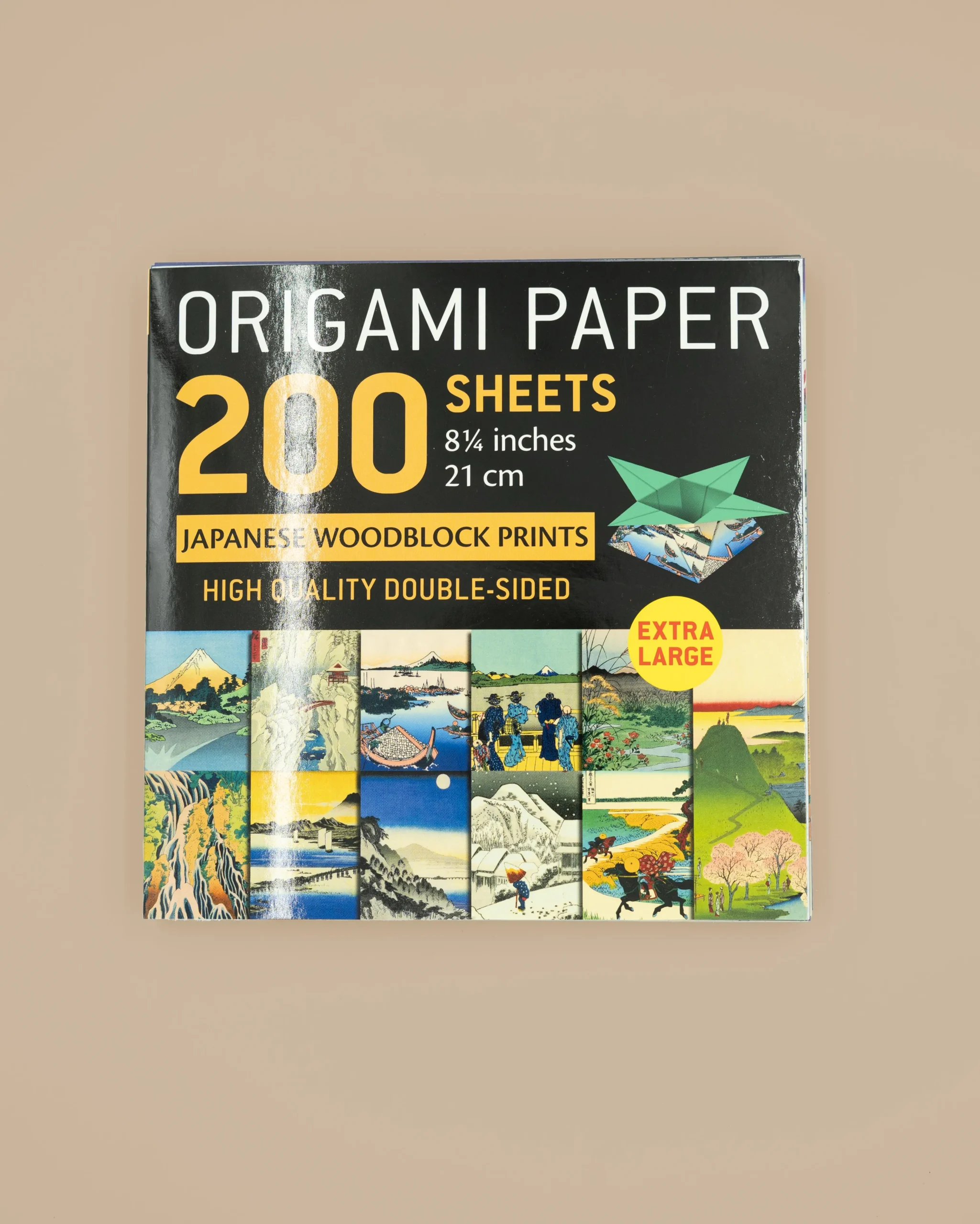 Bøger Om Japan|Diy, Krea Og Stationary^SERAMIKKU Origami papirblok med japanske træsnit (200 ark - 21x21 cm)