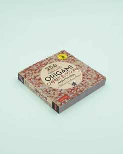 Bøger Om Japan|Diy, Krea Og Stationary^SERAMIKKU Origami papirblok med kirsebærblomst print (256 ark - 15x15 cm)