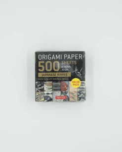 Bøger Om Japan|Diy, Krea Og Stationary^SERAMIKKU Origami papirblok med Waves motiver (500 ark - 10x10 cm)