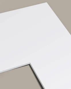 Hvid Passepartout^SERAMIKKU Passepartout - hvid